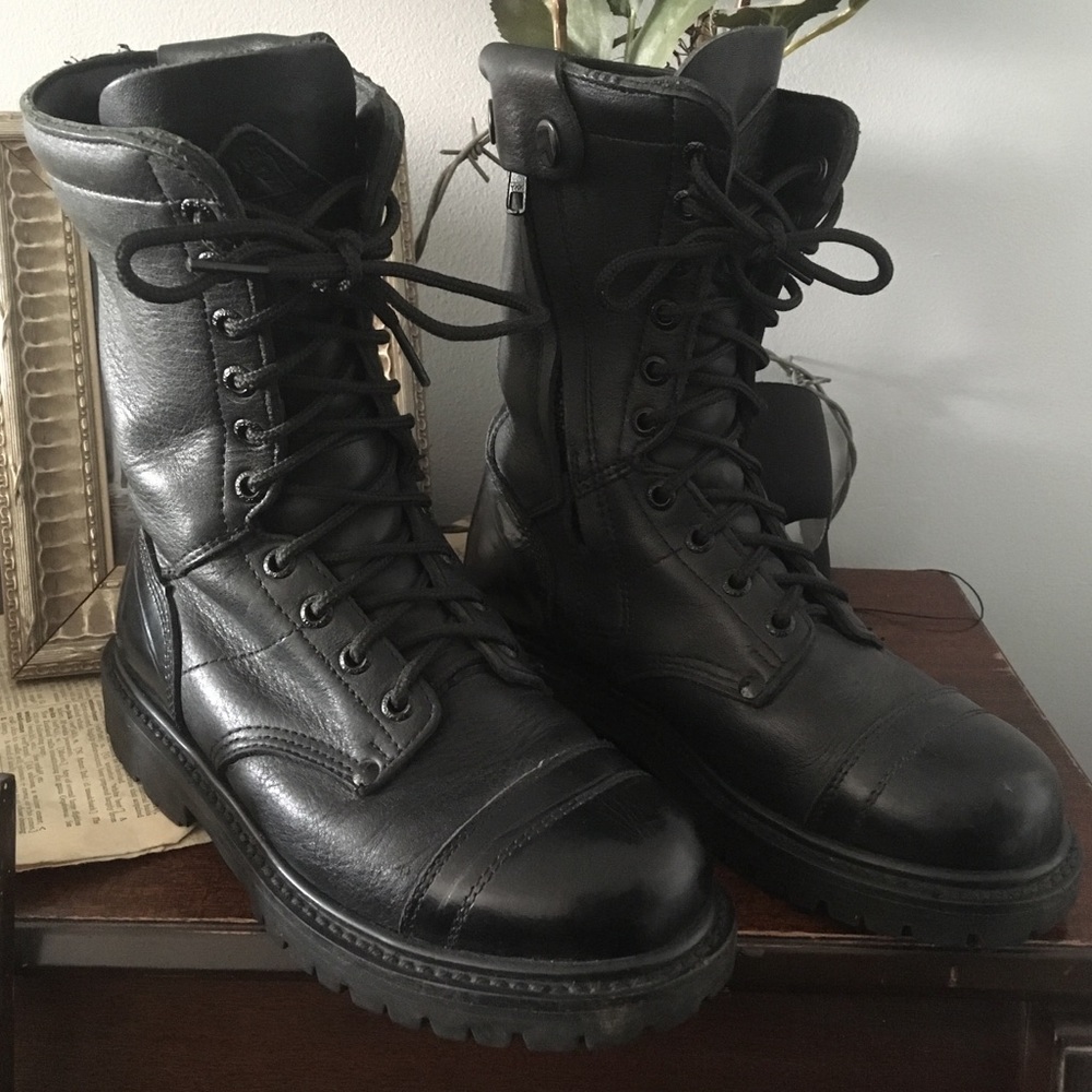 Rocky Women’s Leather Combat Jump Boots - 6.5